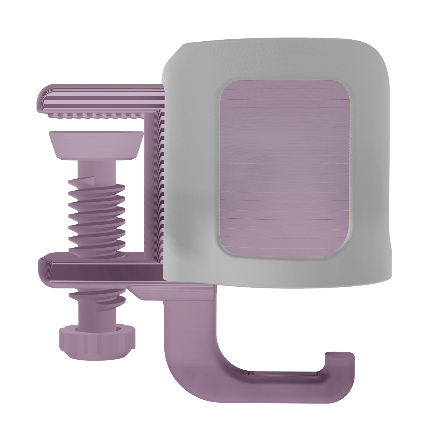 Cup.Nest – Clamp-On Desk Holder for Cups + Headphones