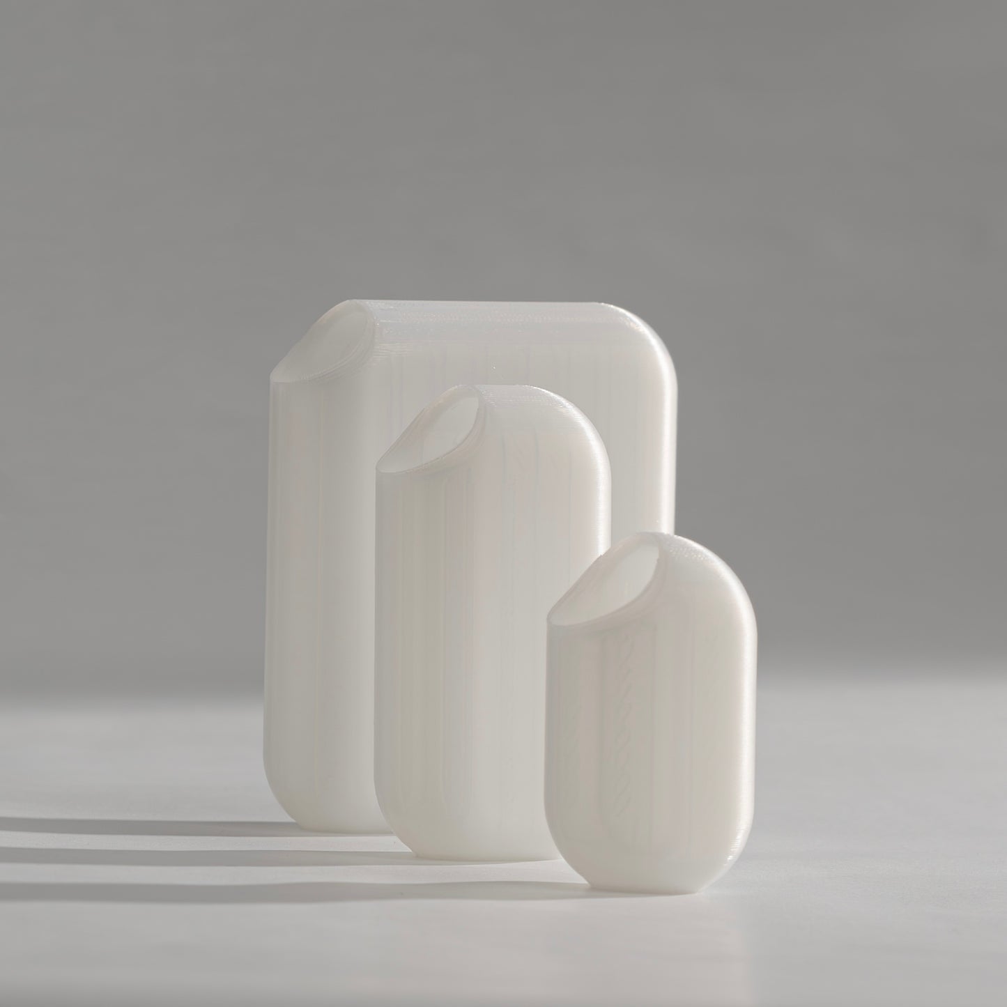 Trivium Vessel Planter. A three-piece small planter.