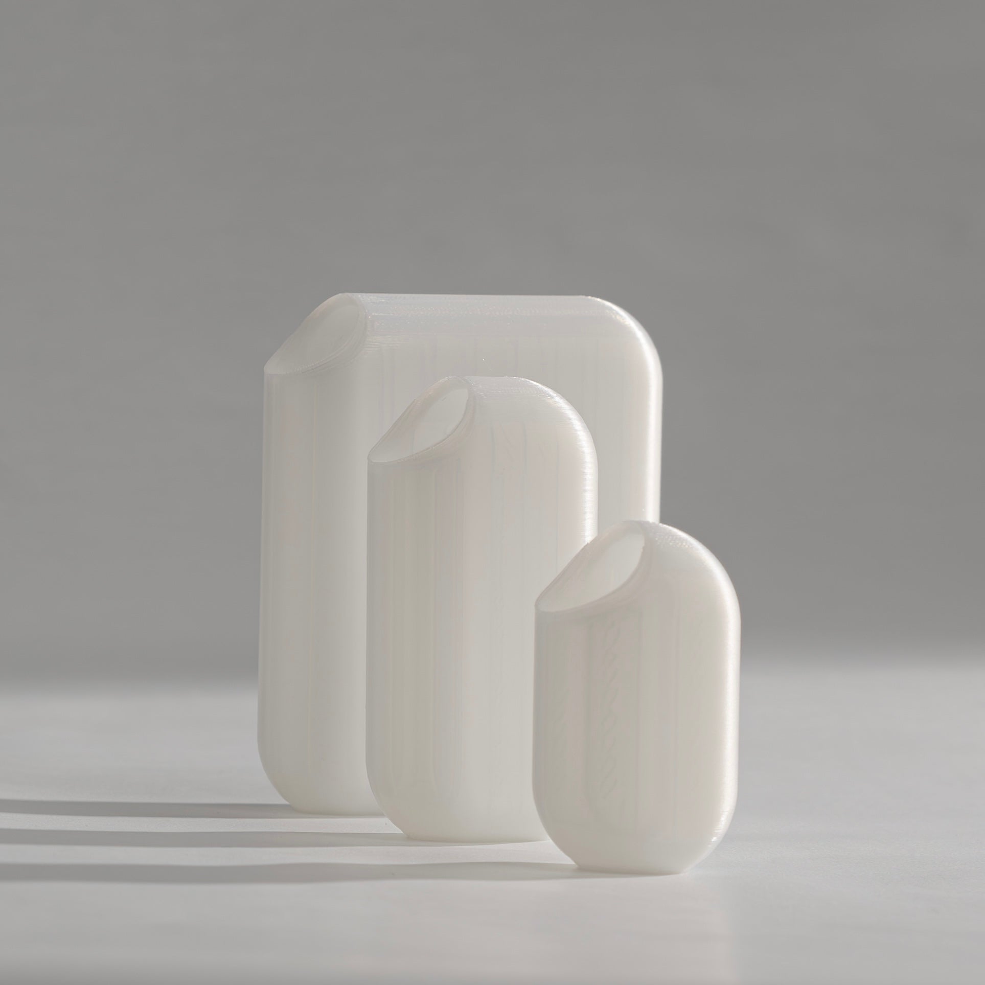 Trivium Vessel Planter. A three-piece small planter.
