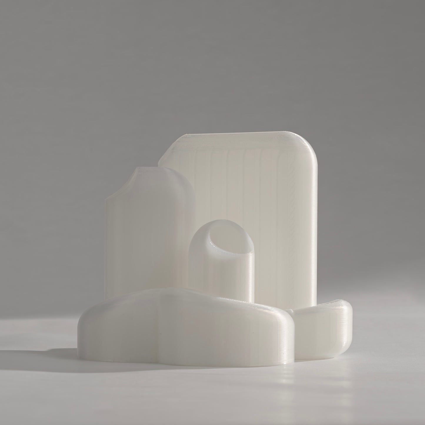 Trivium Vessel Planter. A three-piece small planter.