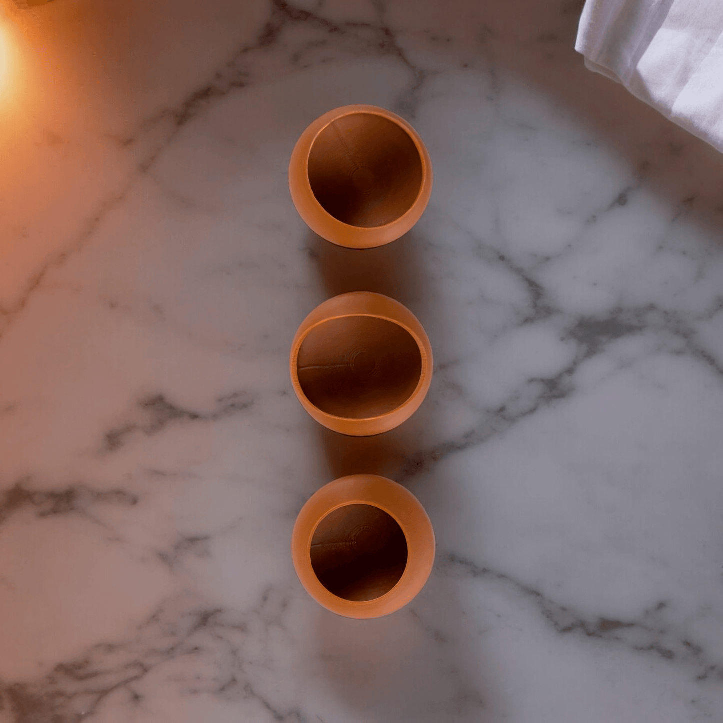 Terra Vessels. Three compact and versatile planters for small plants.