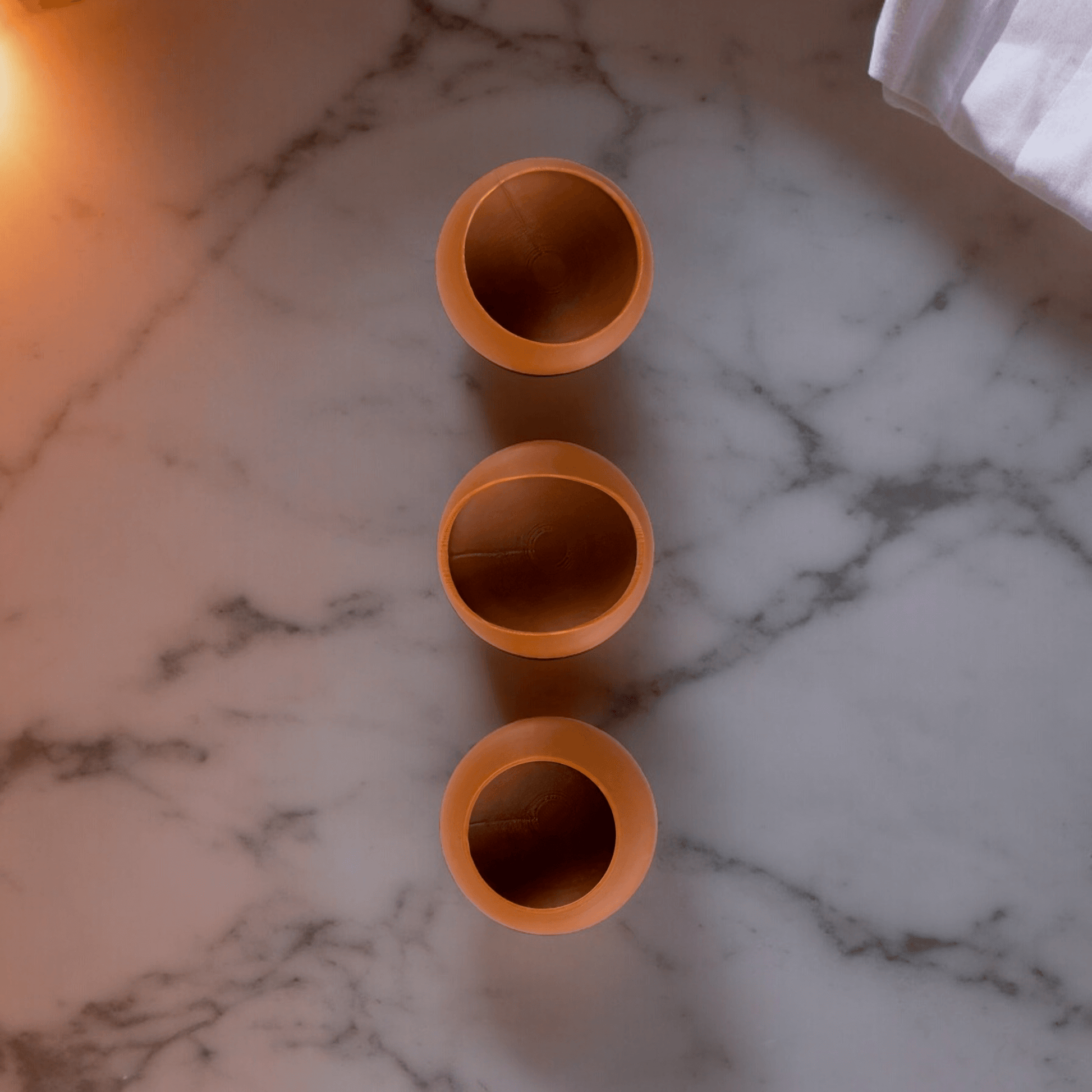 Terra Vessels. Three compact and versatile planters for small plants.
