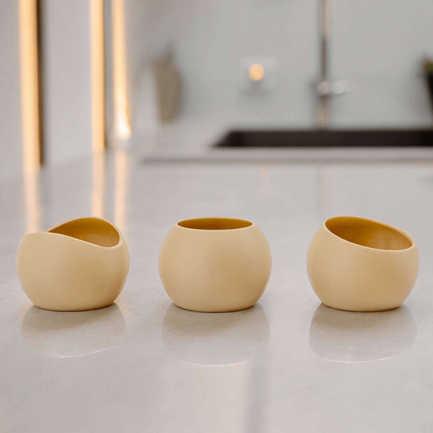 Terra Vessels. Three compact and versatile planters for small plants.